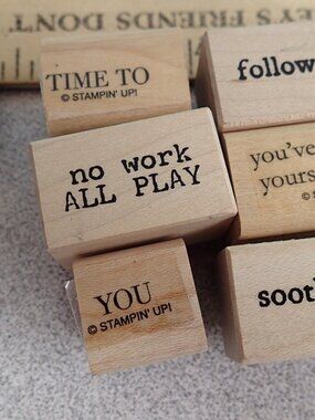 Saying Stamper Set of 13